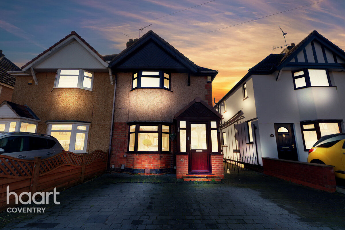 2 bedroom Semidetached house Greens Road, Coventry £250,000 haart
