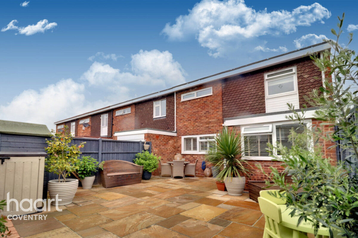 3 bedroom End of terrace house Barrow Close, Coventry £240,000 haart
