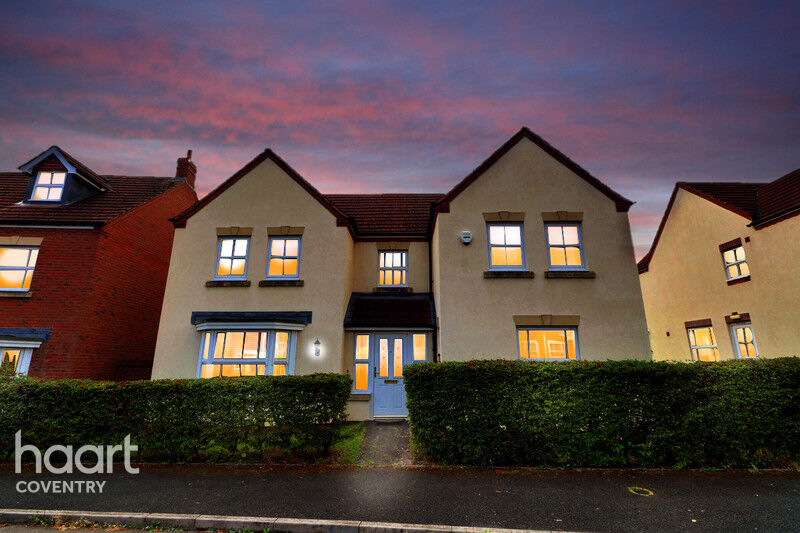 4 bedroom Detached house Ten Shilling Drive, Coventry £550,000 haart